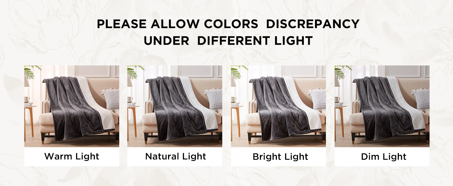 sherpa heated throw