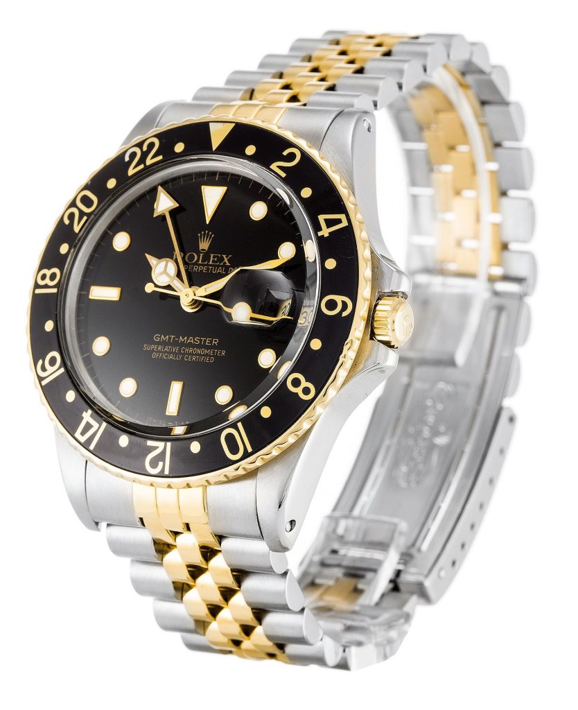 Replica Rolex GMT-Master 38mm Black Dial 16753-fasswatch