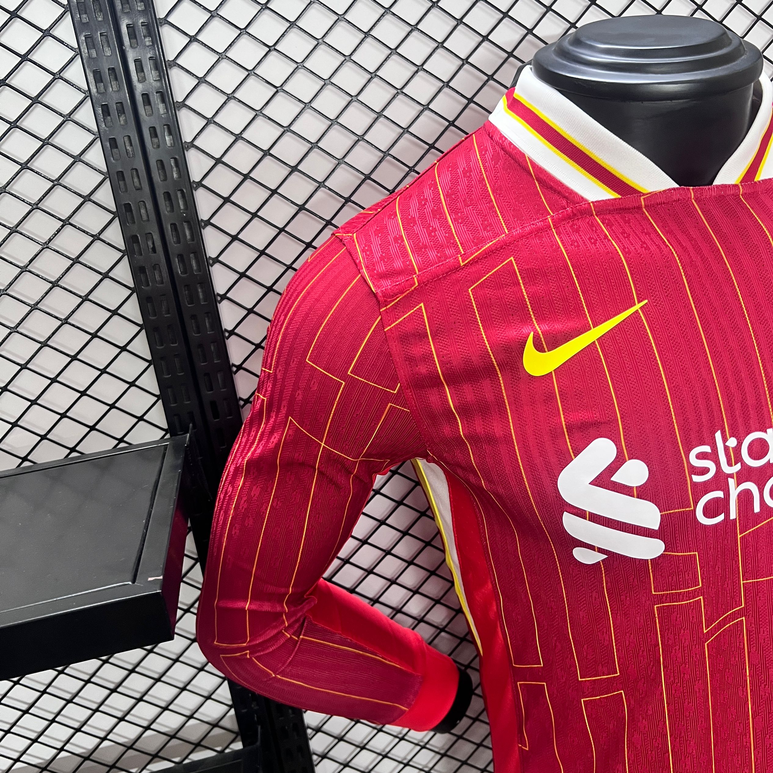 Higojerseys-Liver.pool 24-25 Home Long Sleeve Jersey - Player Version