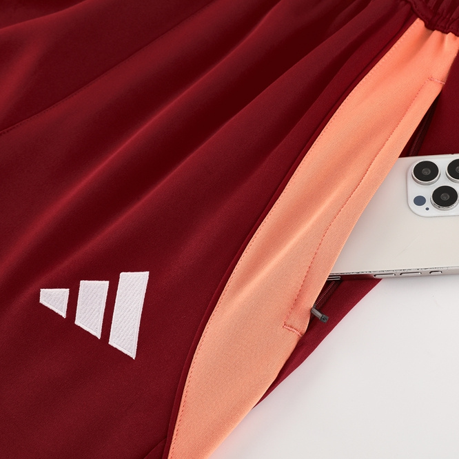 ManixJersey.com | AS Roma 24-25 Originals LFSTLR Jacket Training Tracksuit - White Top and Red Pant -Customize Name, Number and Patch | Worldwide Shipping