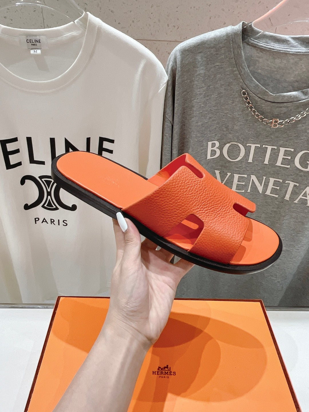 IZMIR SANDAL ORANGE LAMBSKIN、mysite、Cacoeks