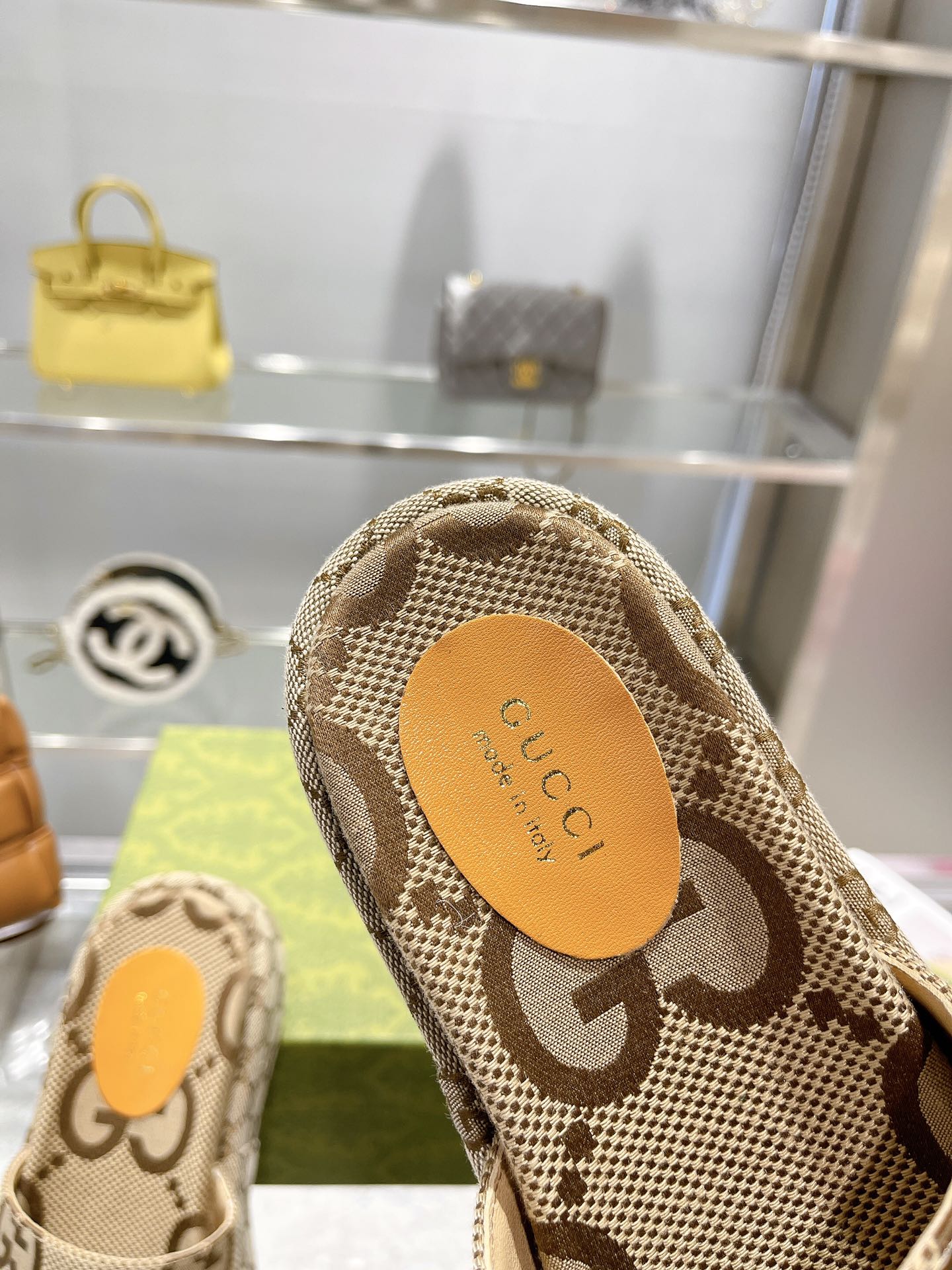 LV MONOGRAM THICK PLATFORM SANDALS IN BEIGE CANVAS、mysite、Cacoeks