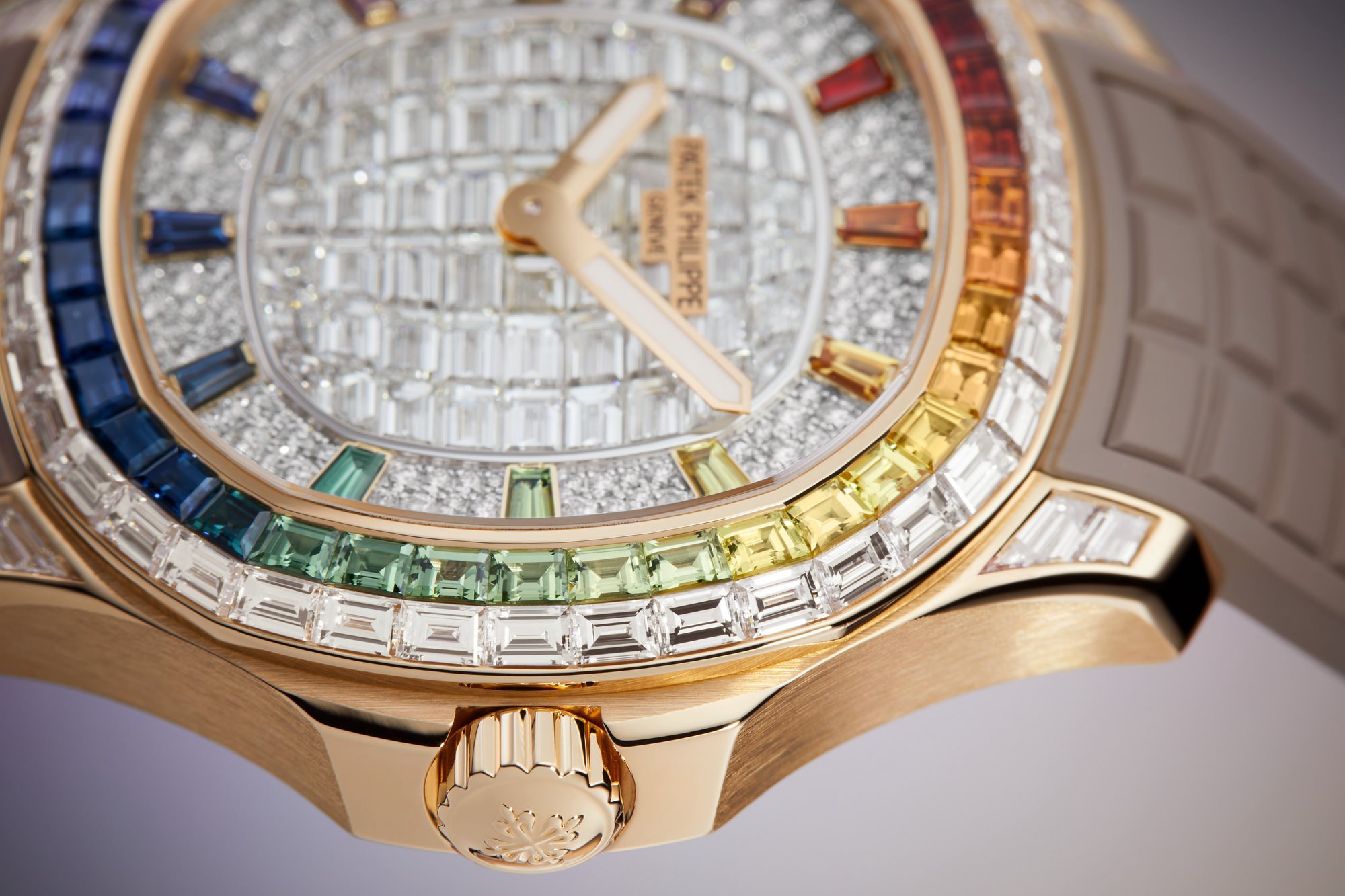 Patek Philippe Aquanaut Luce Rainbow Minute Repeater Haute Joaillerie