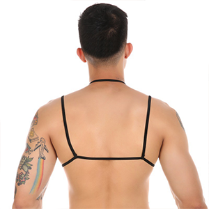 Men Bikini Lingerie Sissy Lace Bra