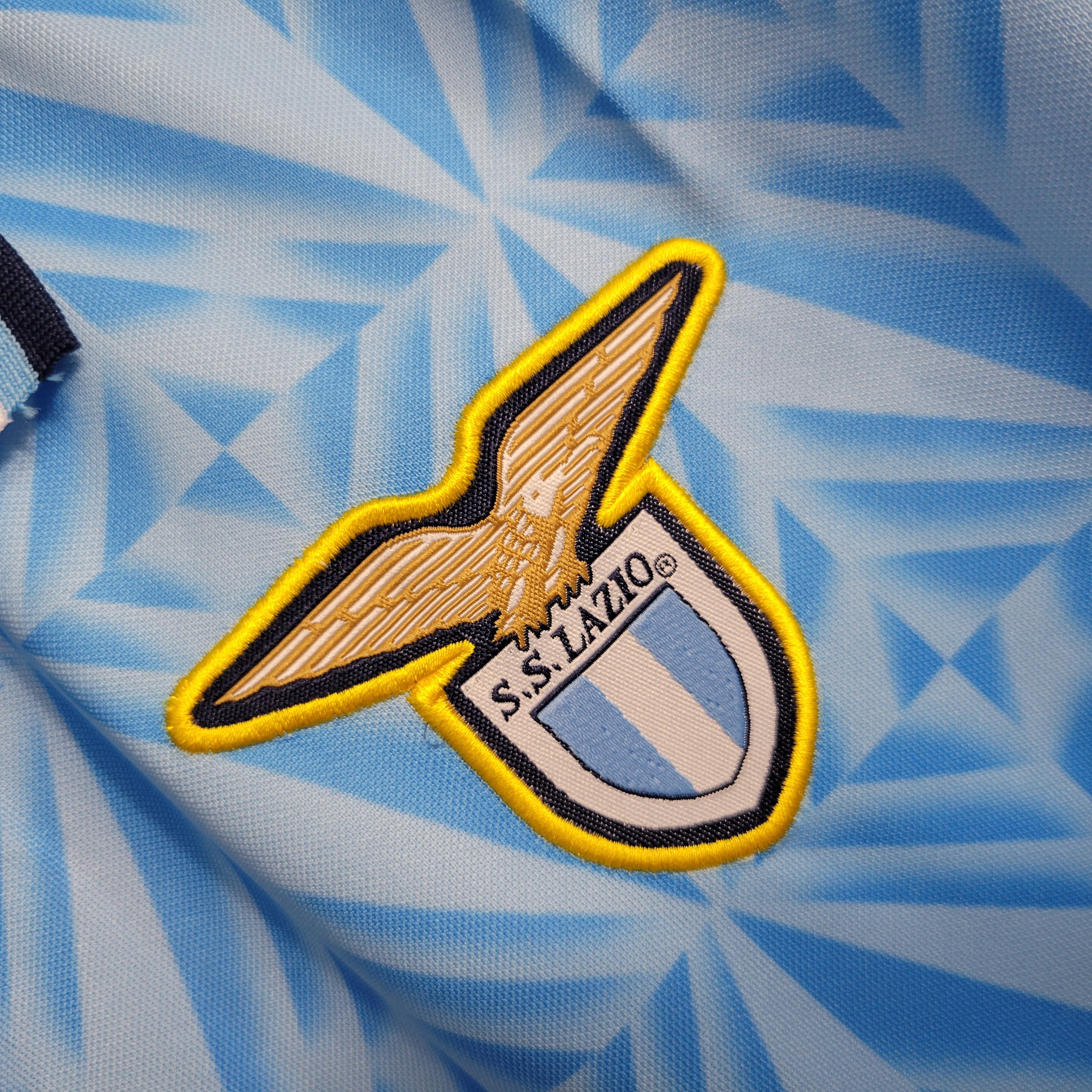 JerseysGala.com | Retro Lazio 91-93 Home Stadium Jersey -Customize Name, Number and Patch | Worldwide Shipping