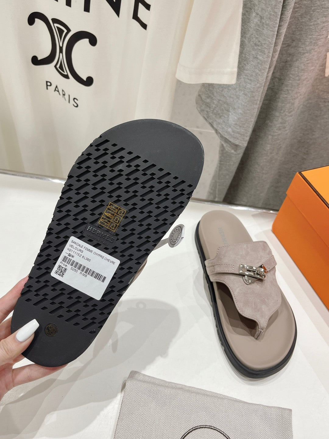 EMPIRE SANDAL LIGHT GRAY SUEDE、mysite、Cacoeks