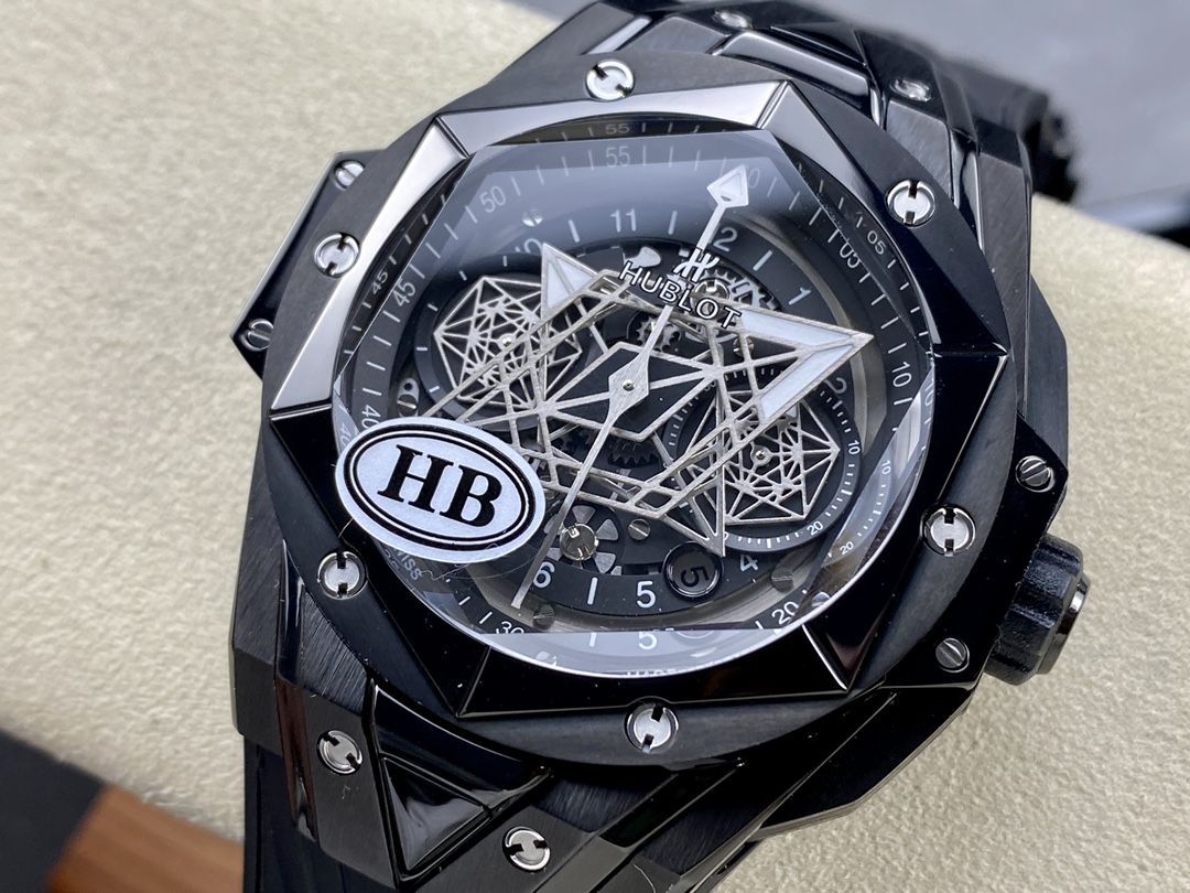418.CX.1107.RX.MXM22 Hublot Big Bang Sang Bleu II Black Magic-fasswatch