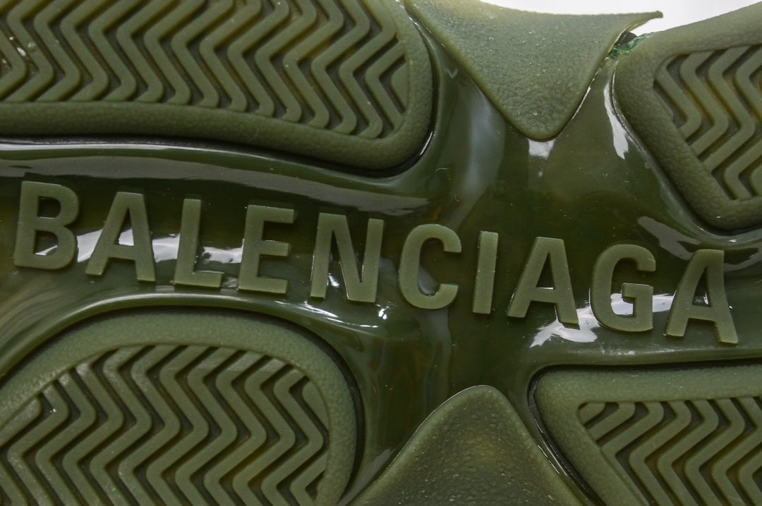 Balenciaga Triple S Clear Sole in Dark Green、mysite、Cacoeks