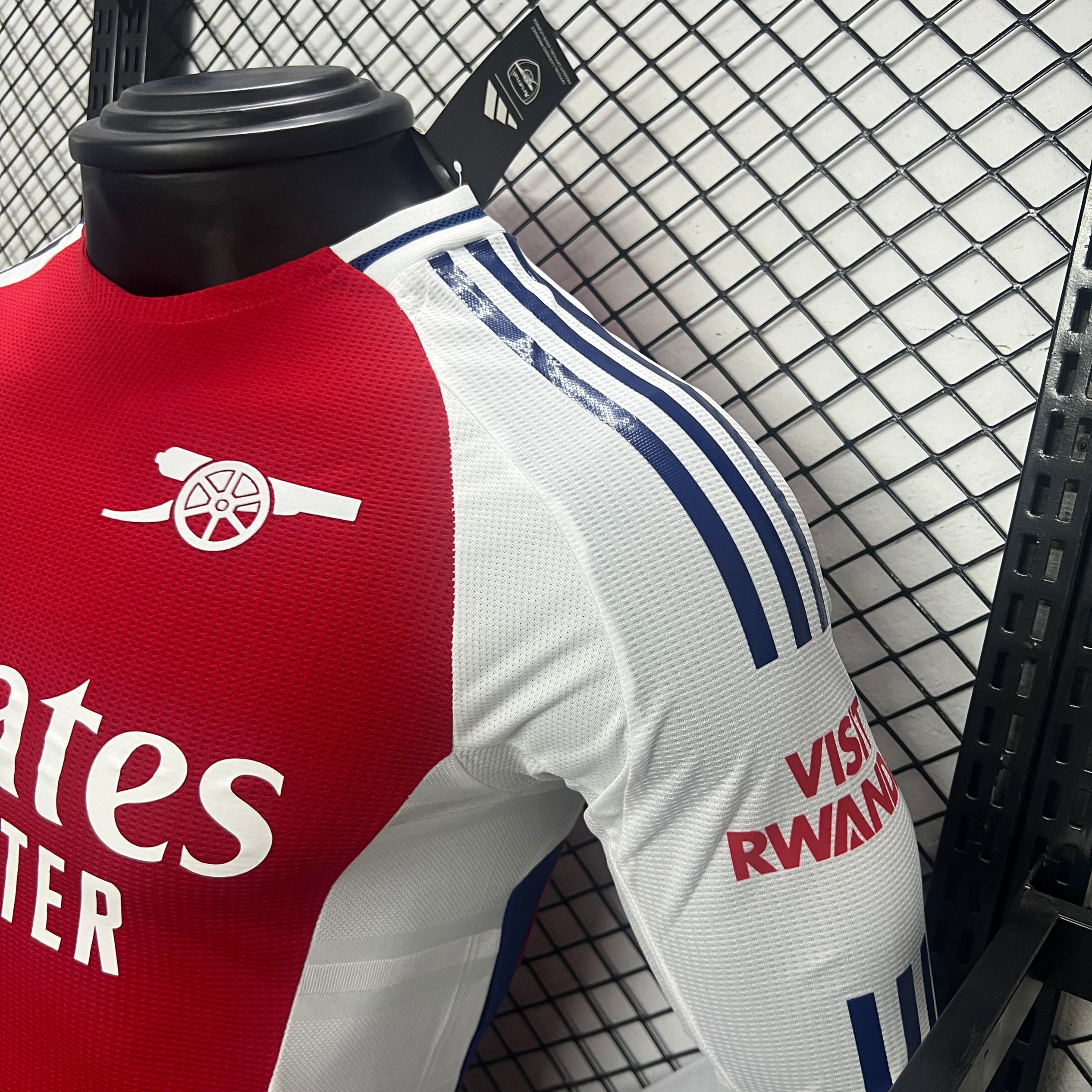 ManixJersey.com | Arsenal 24-25 Home Long Sleeve Jersey - Player Version -Customize Name, Number and Patch | Worldwide Shipping