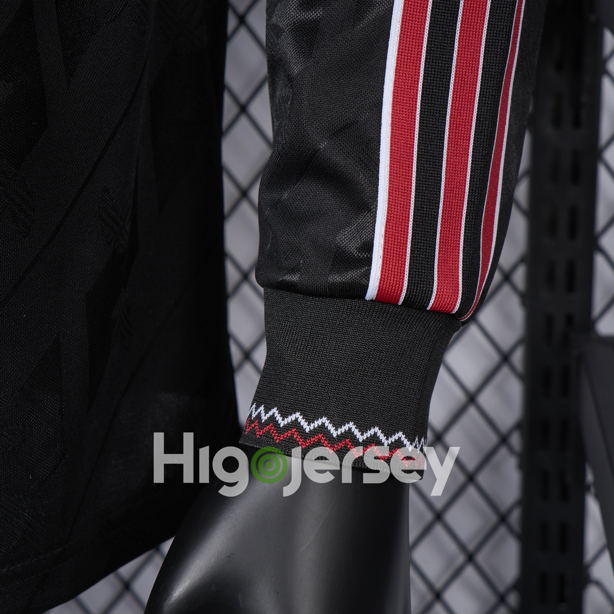 Higojerseys-Manchester United 24-25 Originals LFSTLR Long Sleeve Black Jersey - Player Version