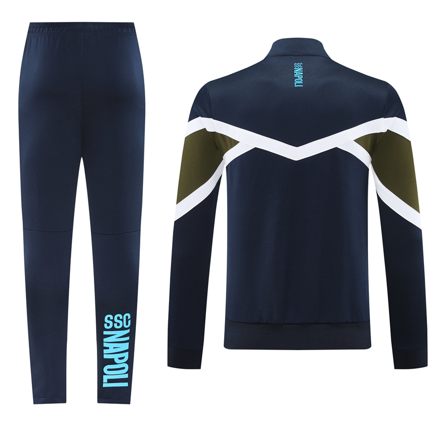 UltraTrikot-Napoli 24-25 Throwback Jacket Training Tracksuit - Deep Blue Jackets & Pants