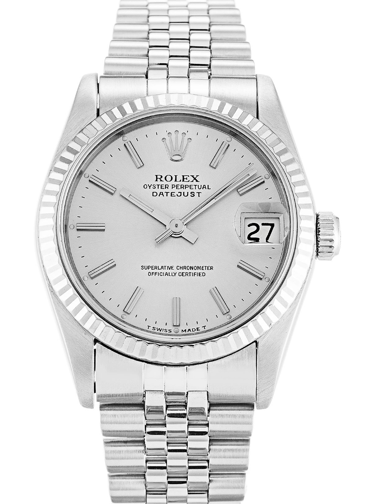 Replica Rolex Datejust Mid-Size 31mm Silver Dial 68274-fasswatch