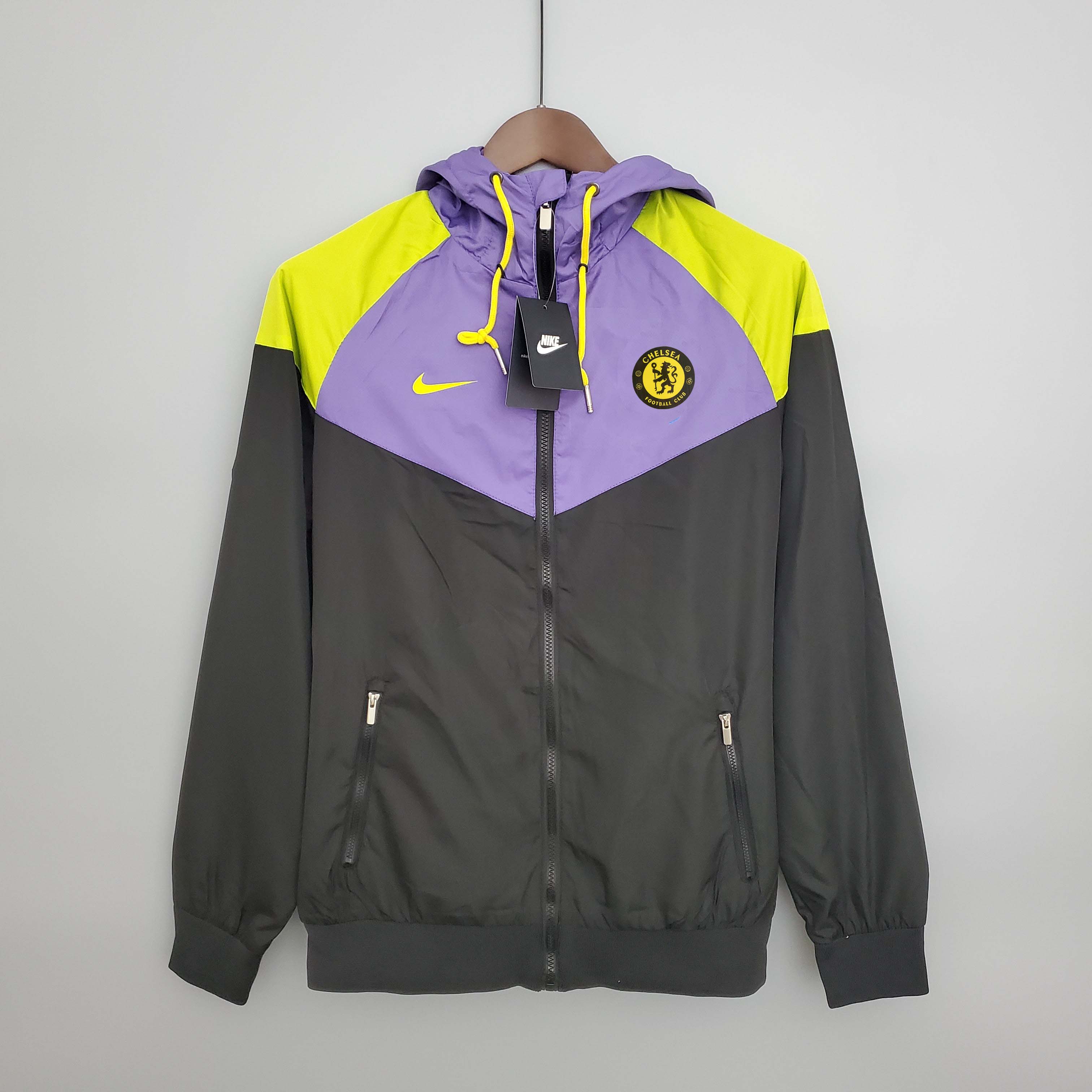 2023/2024 Chelsea Jersey Windbreaker Black and purple:football jersey mysite: unitedjerseyfootball 邓江浪:football