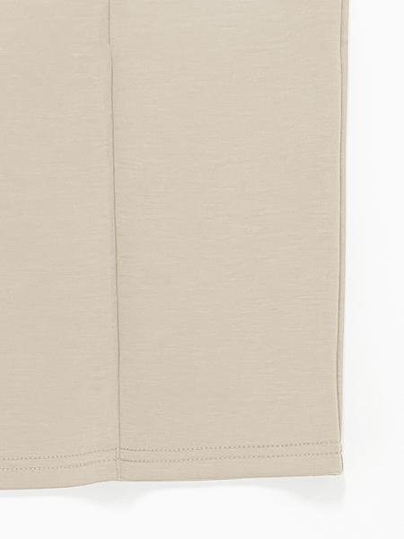 Women's Casual Solid Color Loose Long Sleeve Top & Exposed Stitches Trousers Co-ord