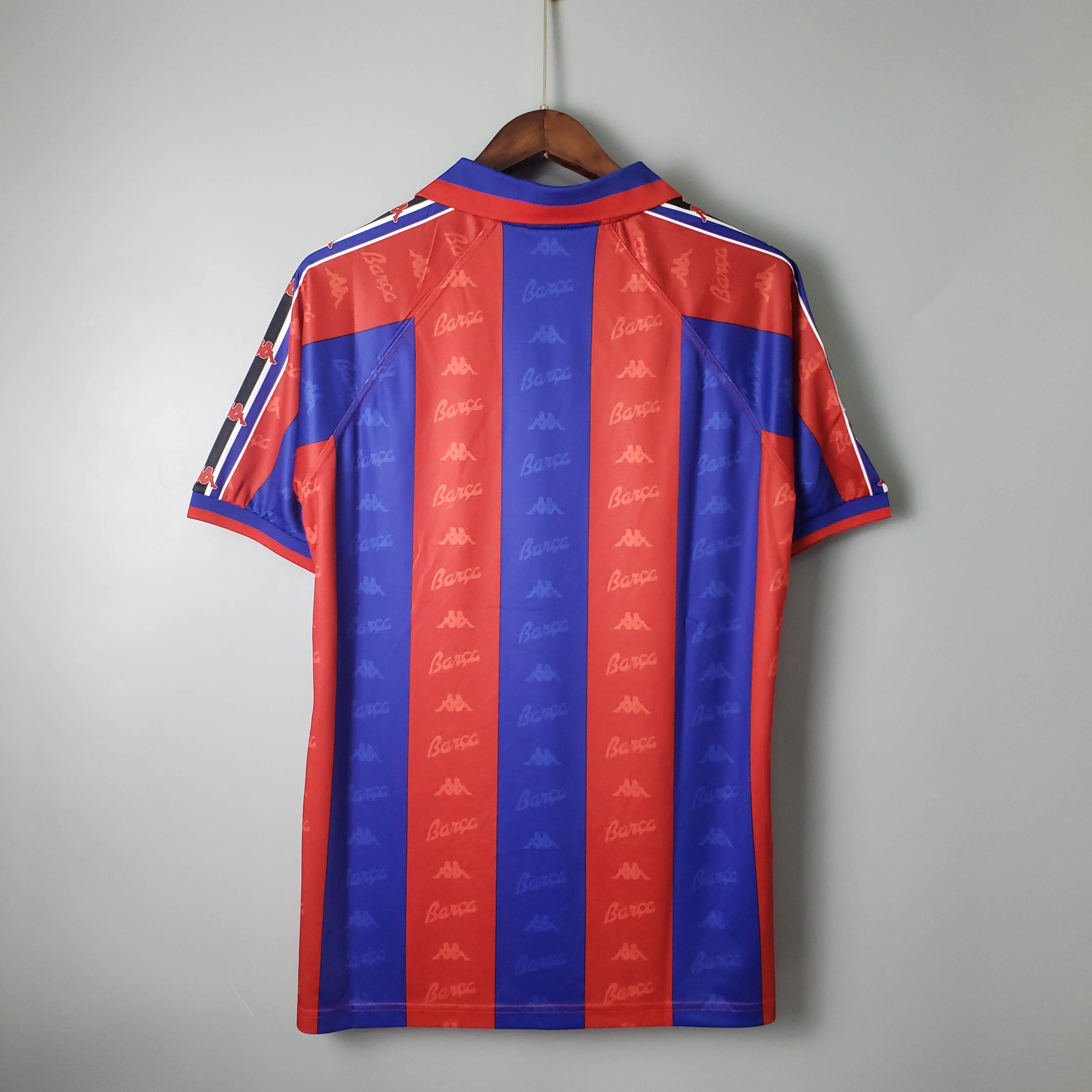 Retro Barcelona Football Shirt Home 1996/1997 1:1 Thai Quality:football jersey mysite: unitedjerseyfootball 邓江浪:football