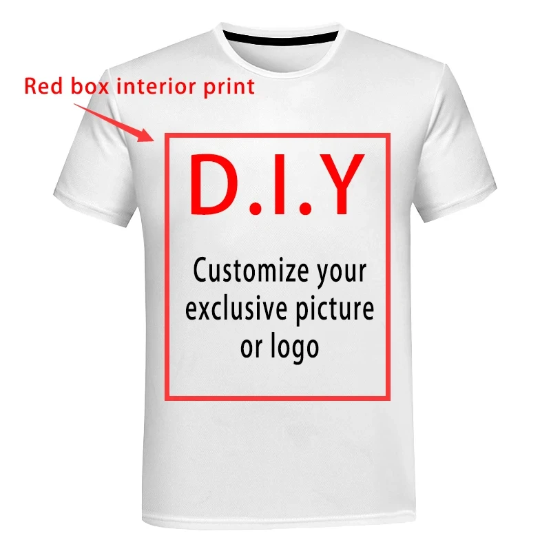 DIY Custom Graphic T Shirt for Men Clothing Fashion 3D All Covered Printed Customized Logo Photo Male Personalized Gifts T-shirt