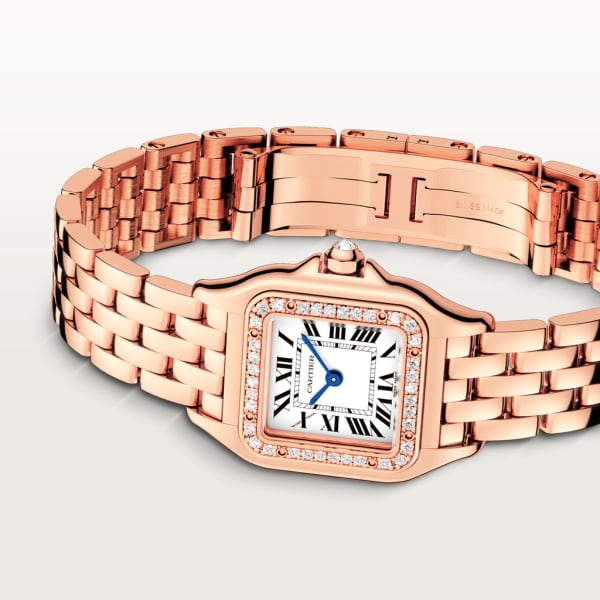 Super Clone 1:1 CARTIER Panthère Small Model Rose Gold Diamond WJPN0049Replica-fasswatch
