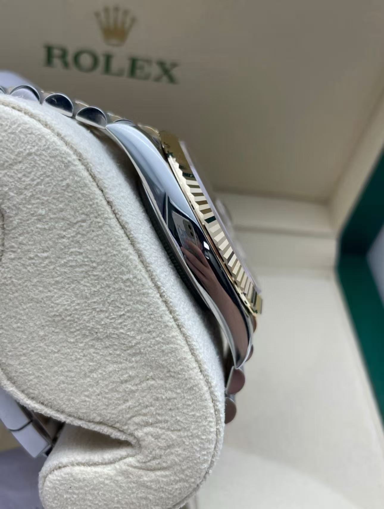 Rolex Datejust 41mm Super Clone Swiss Watch Two Tone Jubilee Bracelet Champagne Dial Ref M126333-0012-3235 Swiss Movement