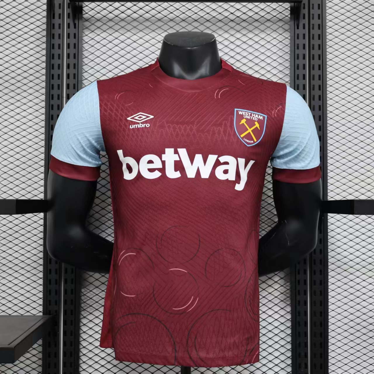 2023/2024 Player Version West Ham United Home Football Shirt 1:1 Thai Quality:football jersey mysite: unitedjerseyfootball 邓江浪:football
