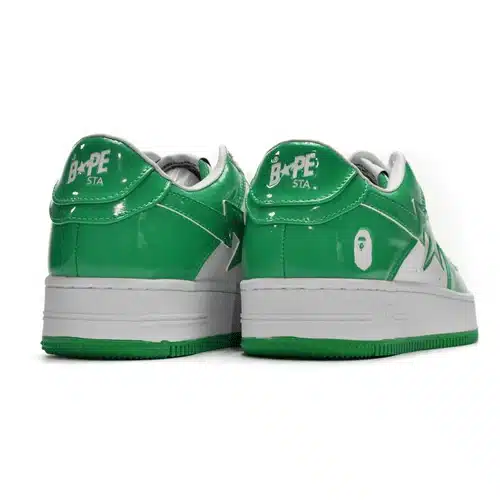 BAPESTA Patent Leather Shoes、mysite、Cacoeks
