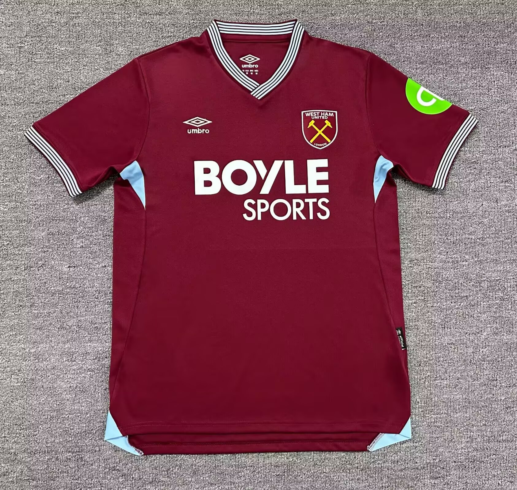 2025/2026 West Ham United Home Football Shirt 1:1 Thai Quality:football jersey mysite: unitedjerseyfootball 邓江浪:football