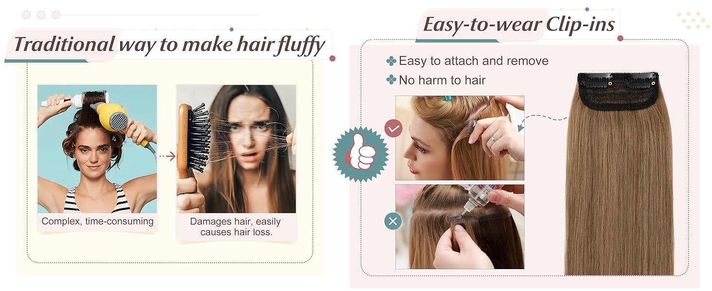 short clip in hair extensions