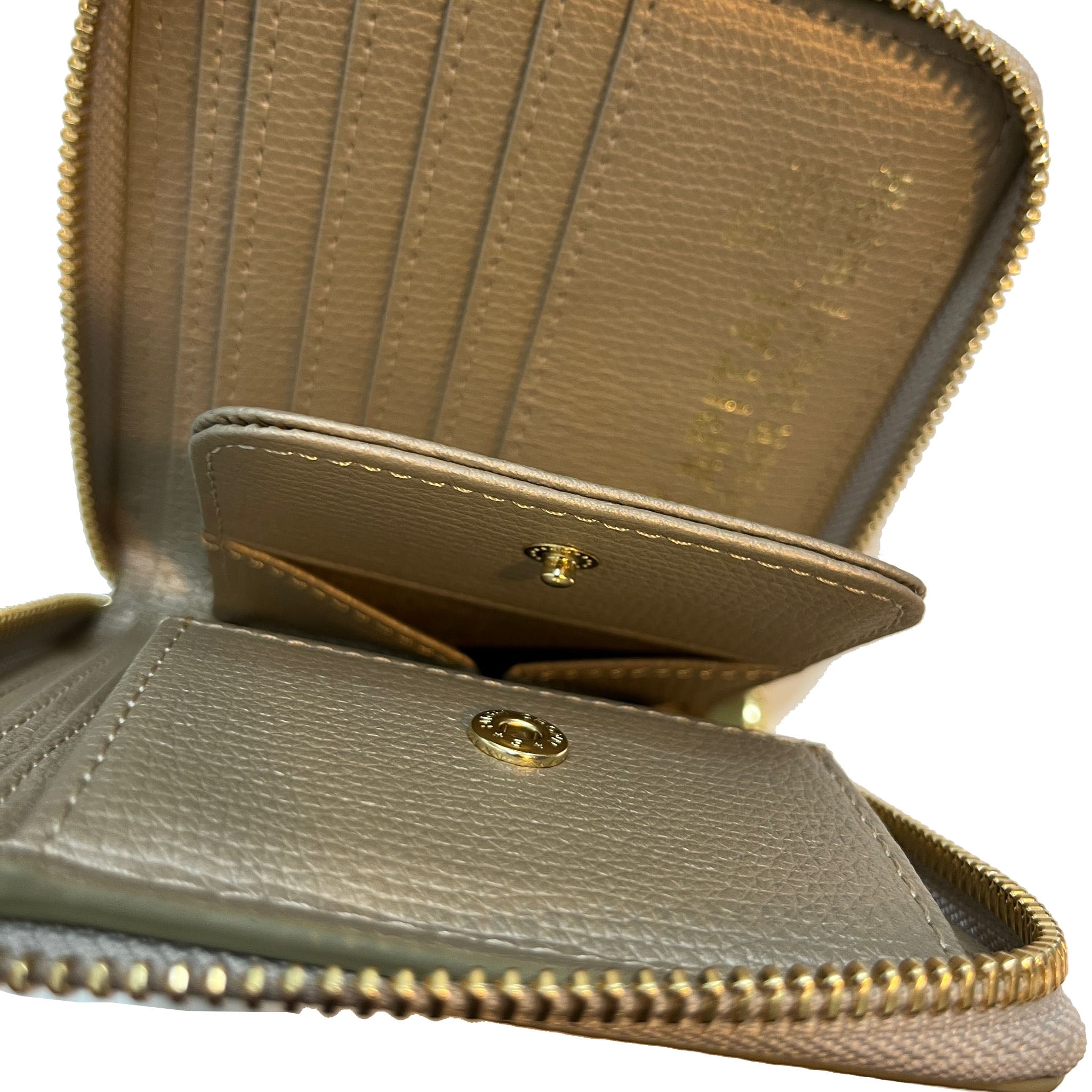 KAPITAL THUMBS UP BONE HAND ZIP WALLET  K2503XG523   Top Gold 