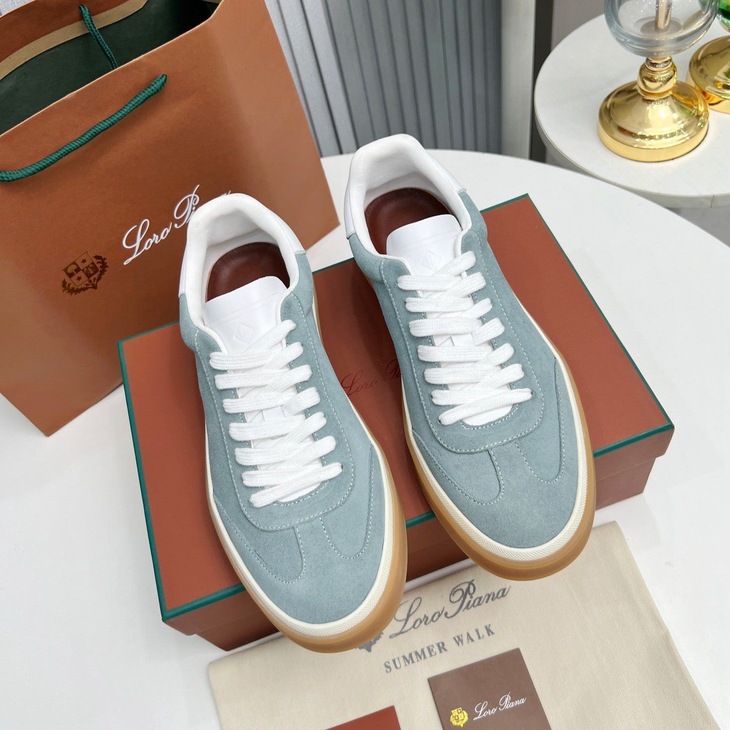 LP TENNIS WALK SNEAKERS STONE SUEDE、mysite、Cacoeks