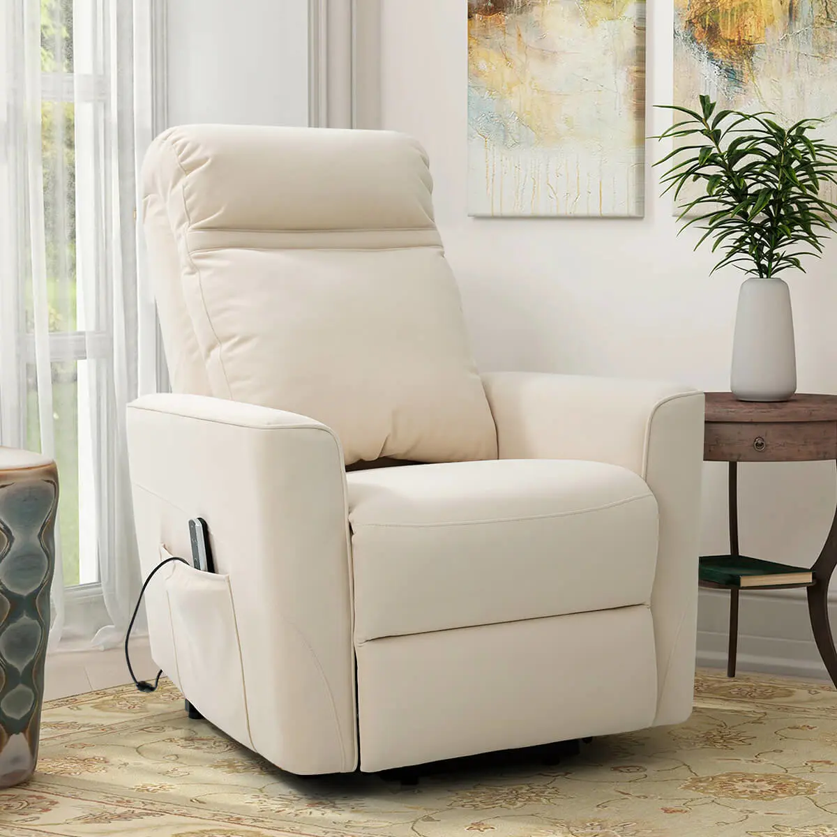 Soulout 8022 Power Lift Chair with Kneading Massage beige