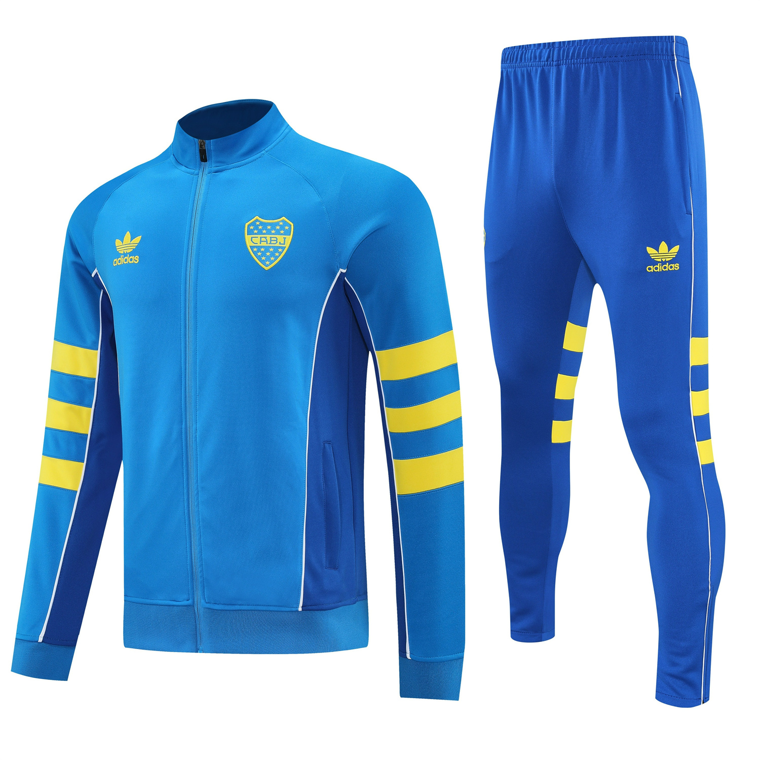 foot-Boca Juniors 25-26 Jacket Training Tracksuit - Light Blue Jackets & Blue Pants
