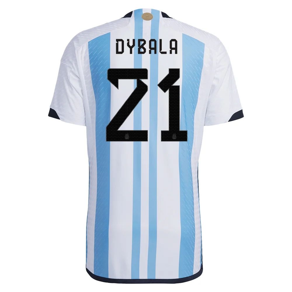 2022 Paulo Dybala #21 Argentina Home Jersey-mysite Custom Football Kit- Nextkits