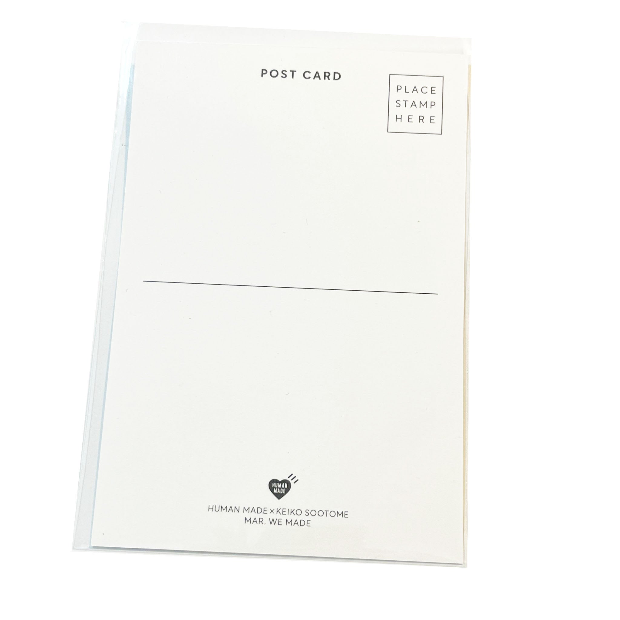 HUMAN MADE x KEIKO SOOTOME MAR. WE MADE POST CARD