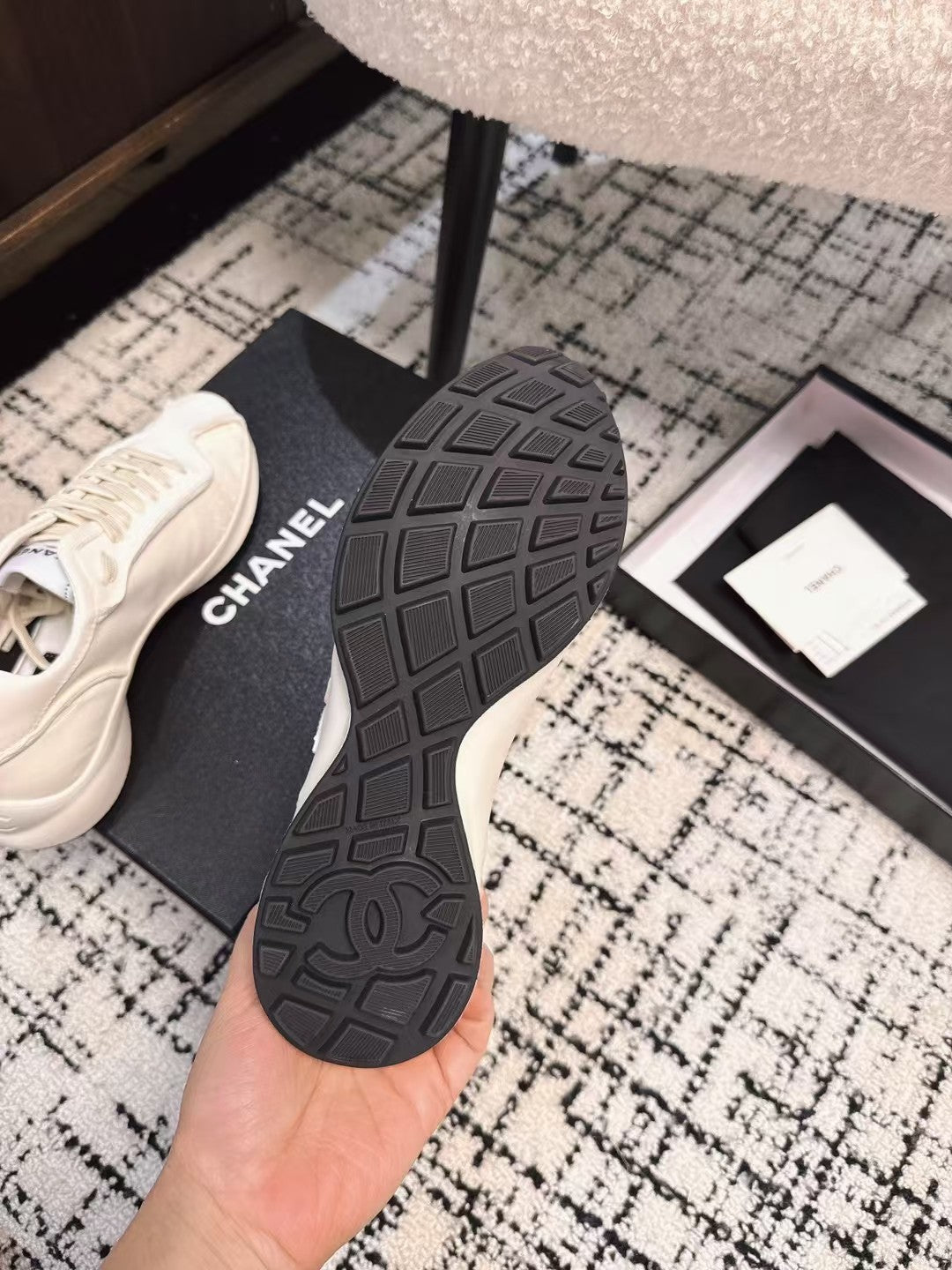 CLASSIC SNEAKERS IN WHITE SHEEPSKIN、mysite、Cacoeks