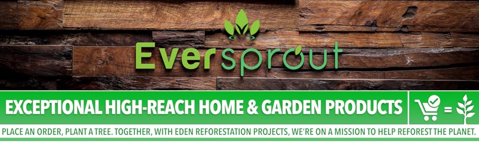 EVERSPROUT Amazon store front. Eversprout extendable products. home and garden products 