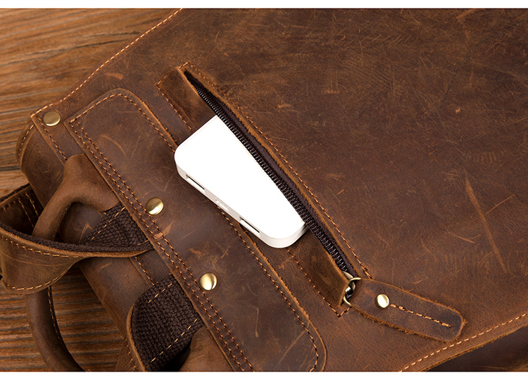 Back Zipper Pocket
