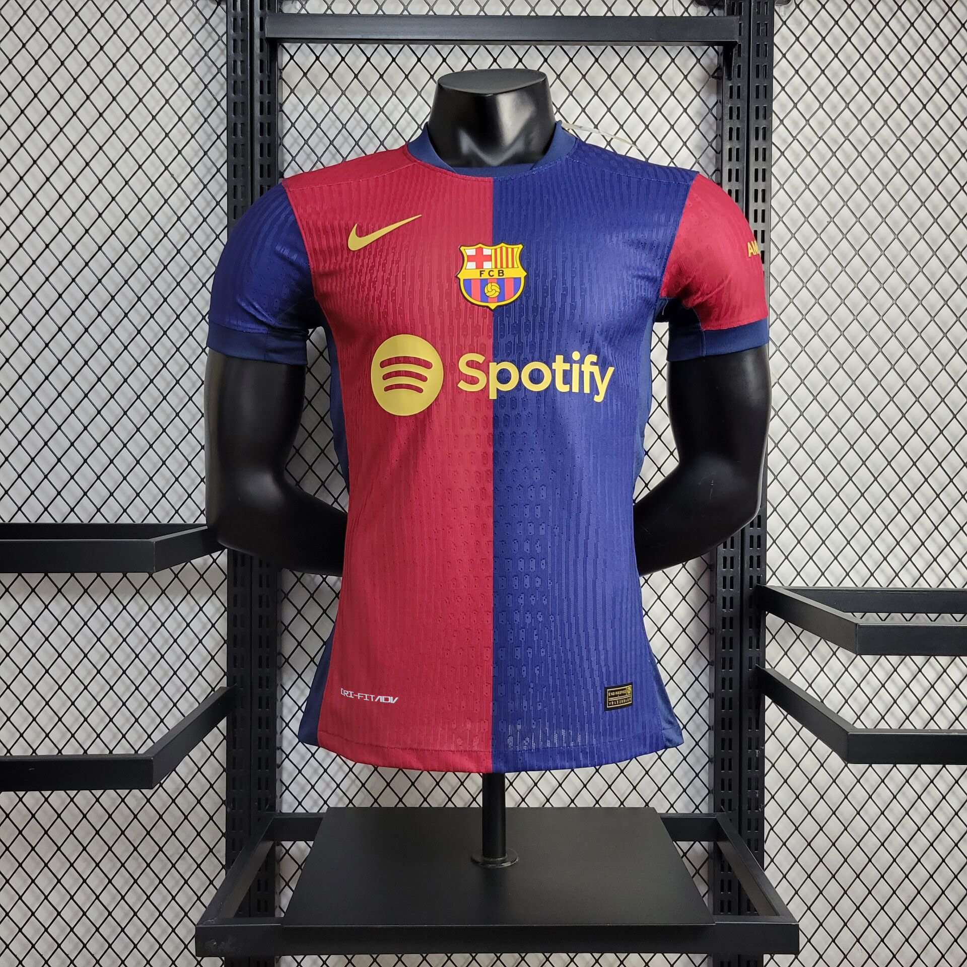 ManixJersey.com | Barcelona 24-25 Home Stadium Jersey - Player Version -Customize Name, Number and Patch | Worldwide Shipping