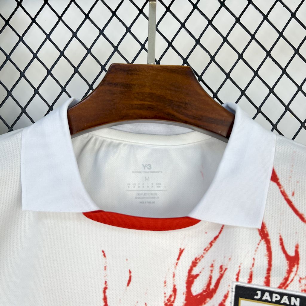 UltraTrikot-Japan 25-26 Y-3 Red Auspicious Cloud Pattern White Special Jersey - Fans Version