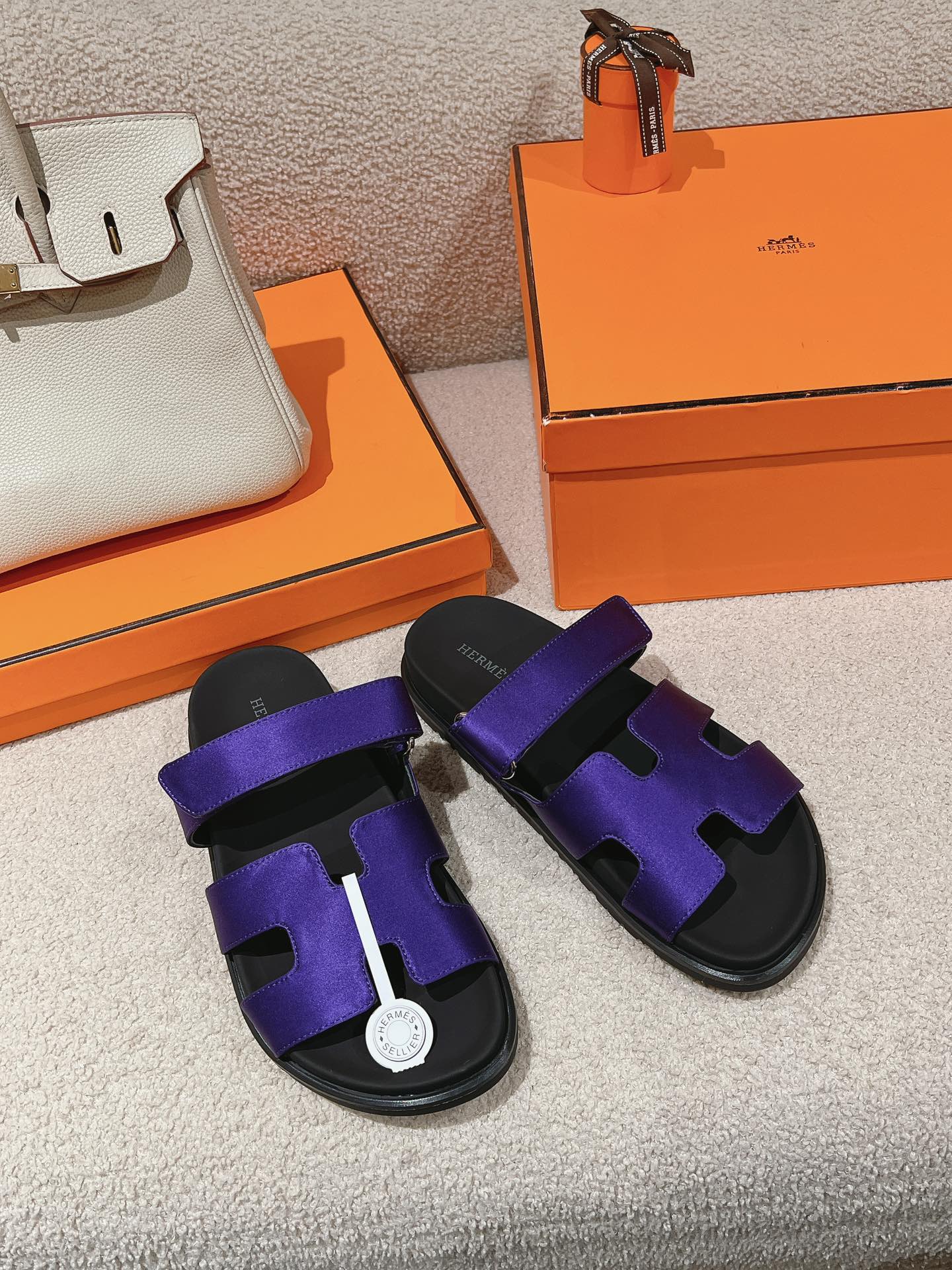 CHYPRE SANDAL BLACK MIX IMPERIAL BLUE CALFSKIN、mysite、Cacoeks