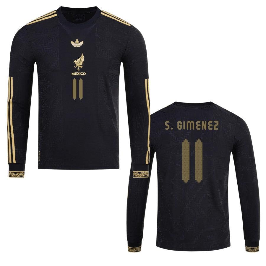 Mexico Santiago Gim茅nez 2025 Special Edition Long Sleeve Authentic Player Third Jersey by adidas-mysite Custom Football Kit- Nextkits