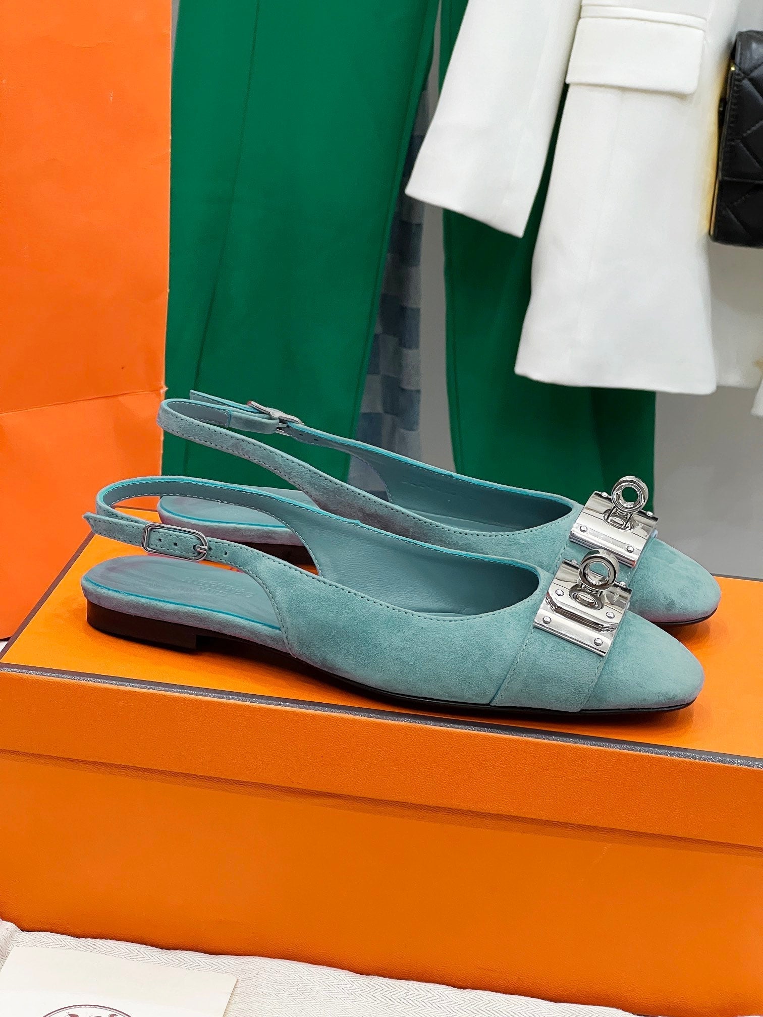 INNOCENTE SLINGBACK TEAL SUEDE、mysite、Cacoeks