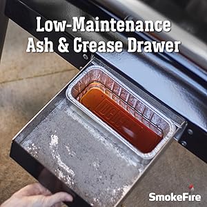 ash drawer, grease drawer, easy clean, pellet grill accessories, pellet smoker, webber, drip pan