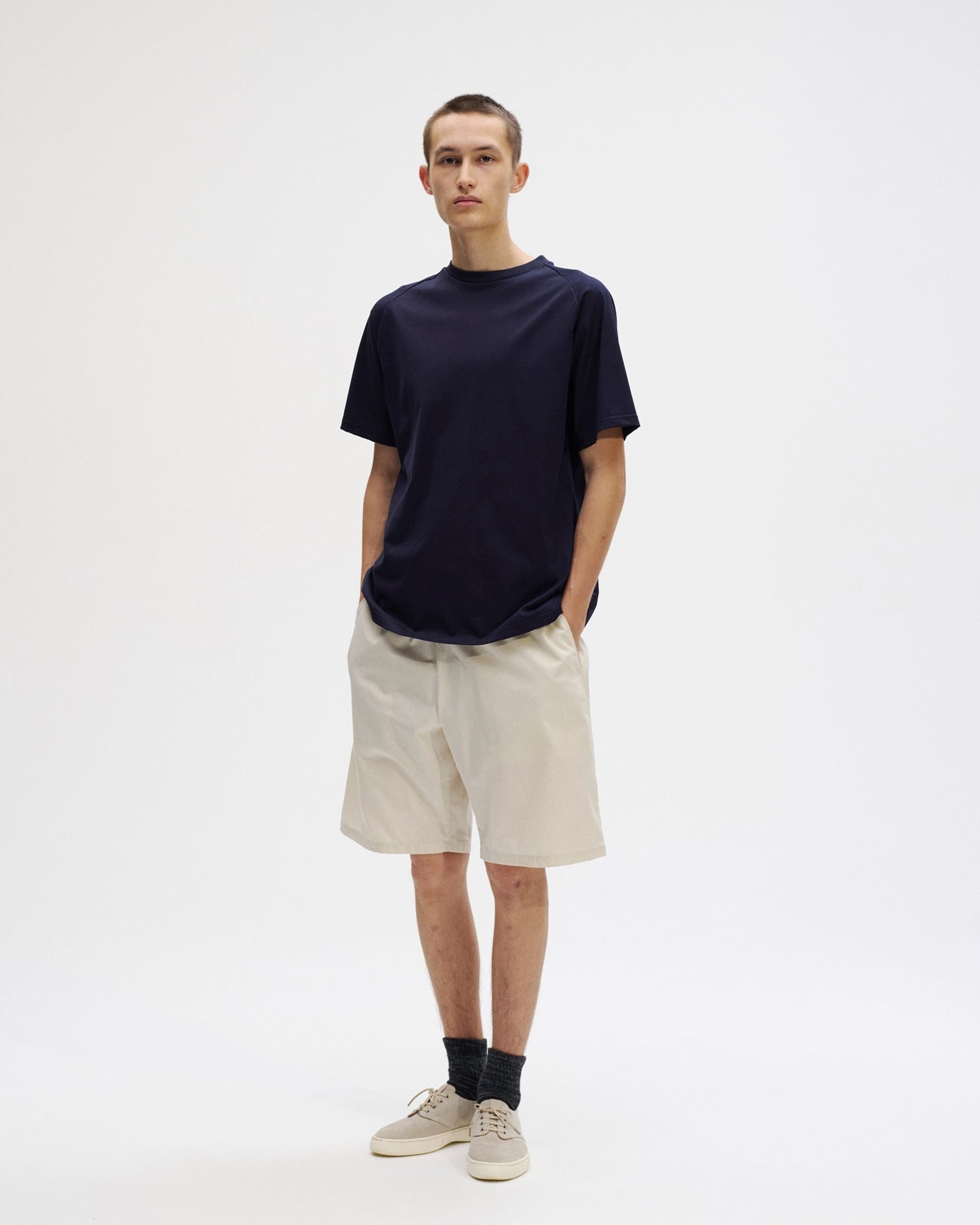 SOPHNET. 25S/S ORGANIC COTTON EASY SHORTS  SOPH-250032 