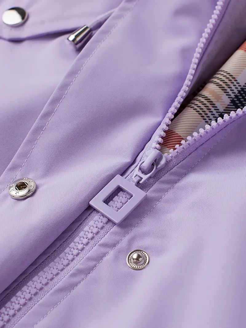 womens beige hooded zip up trench coat with drawstring waist multiple pockets casual long sleeve jacket for fall winter machine washable Product details 6