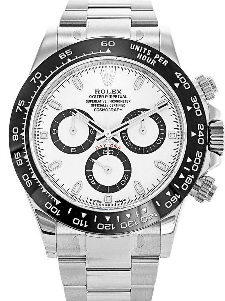 Superclone Rolex Daytona 40mm White Dial 116500LN-fasswatch