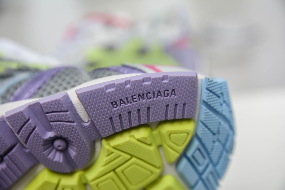 Balenciaga Runner Trainer in Grey Purple Yellow White、mysite、Cacoeks
