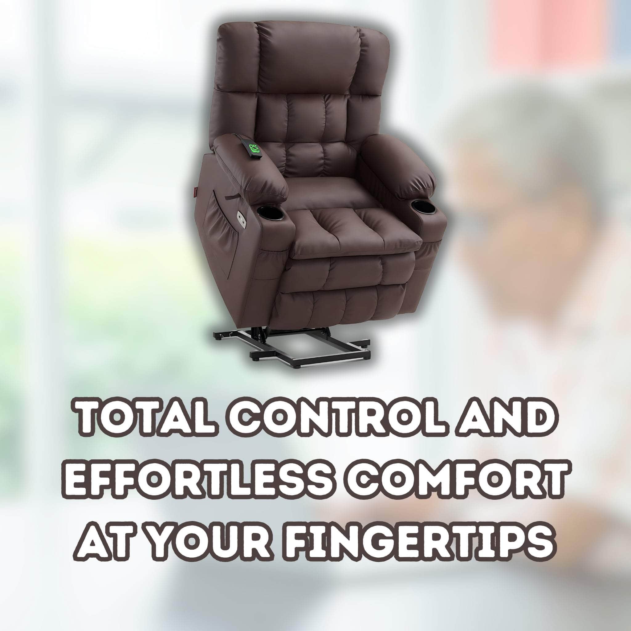 MCombo Dual Motor Power Lift Recliner Chair: Total Control and Effortless Comfort at Your Fingertips