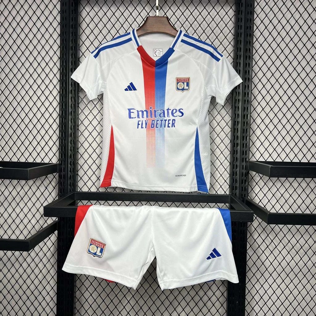 2024/2025 Lyon Home Football Shirt 1:1 Thai Quality Kids Size:football jersey mysite: unitedjerseyfootball 邓江浪:football
