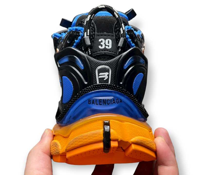 Balenciaga Runner Trainer in Blue Orange Black、mysite、Cacoeks