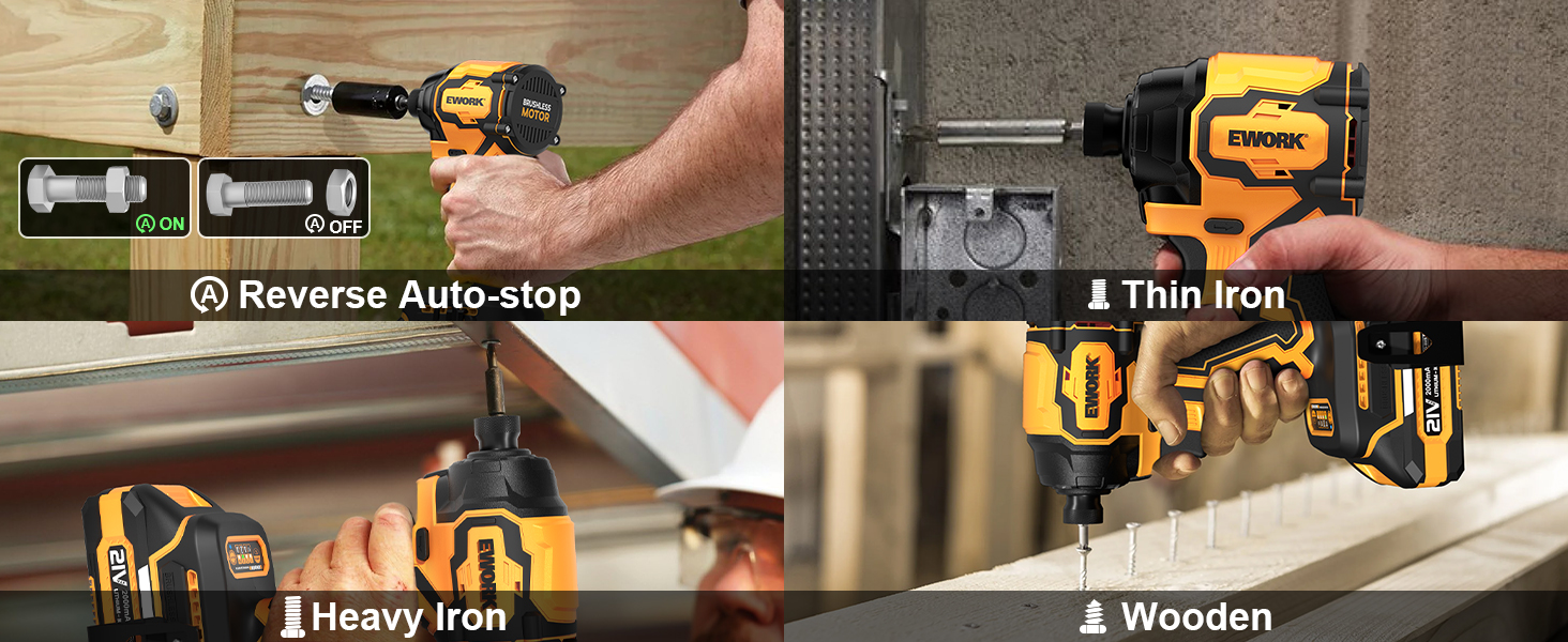 21V 1/4" Cordless Impact Driver Kit