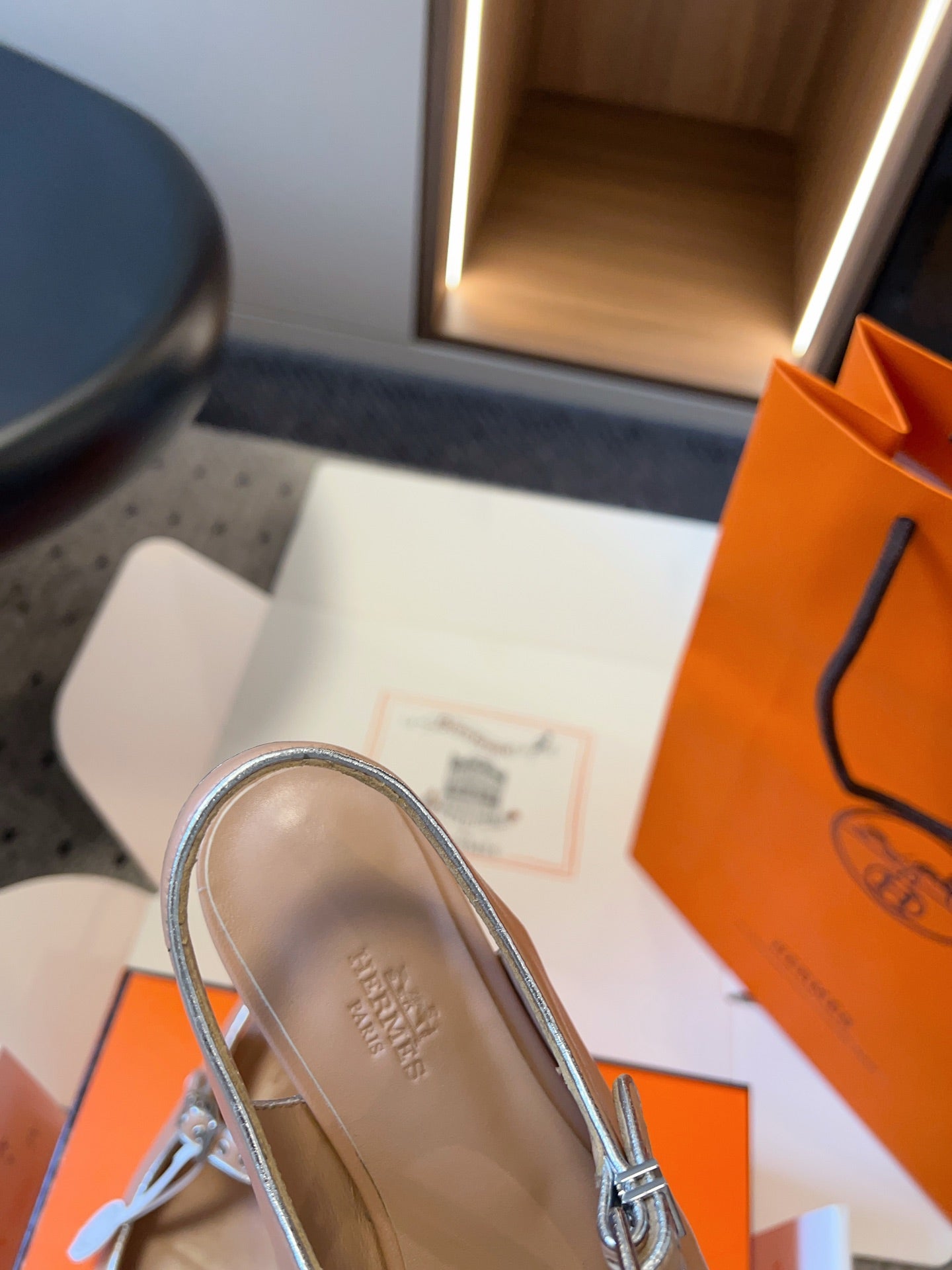 KLEO SLINGBACK IN CREPE PINK CALFSKIN、mysite、Cacoeks